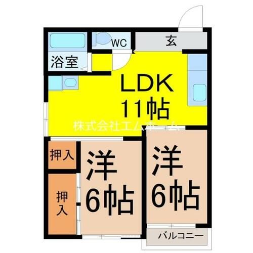 八勝ビルの間取り