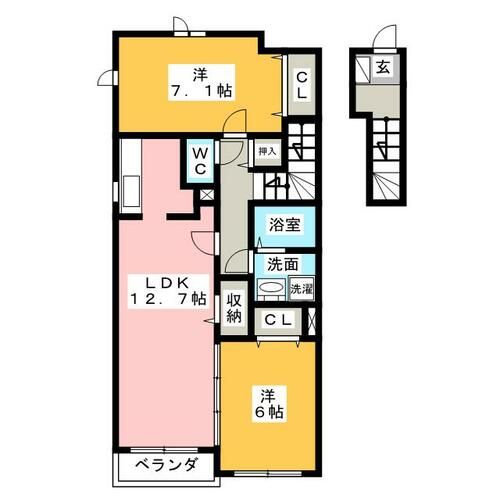 ブルック レジデンスⅡの間取り