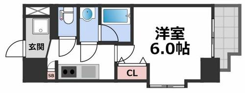 スプランディッド阿倍野の間取り