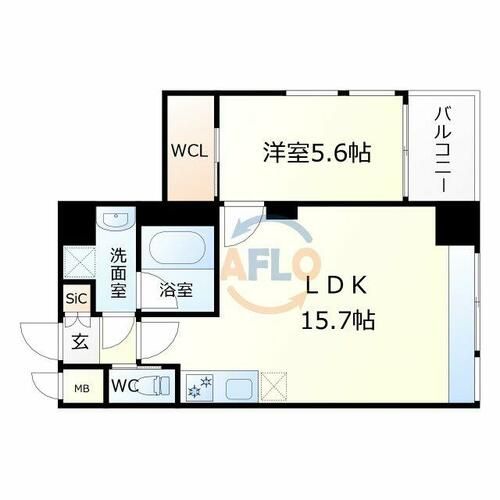 プレジオ長田の間取り