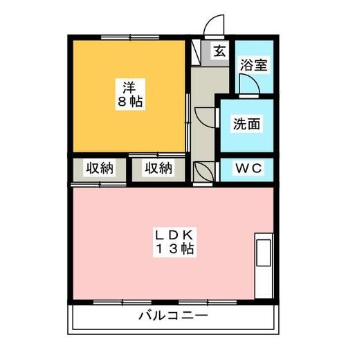 藤本コーポの間取り