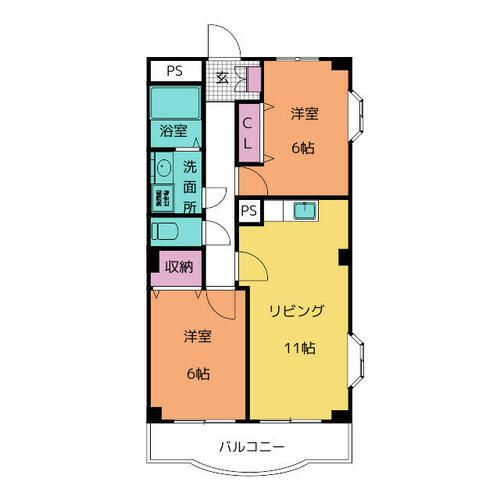 メゾンエクセルの間取り