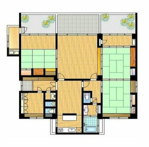 ユトリロつつじが丘 3の間取り