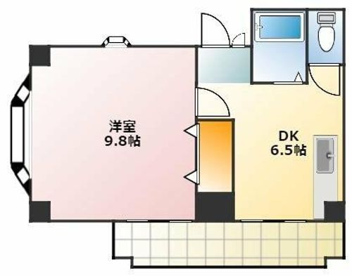 ユトリロ西松山の間取り