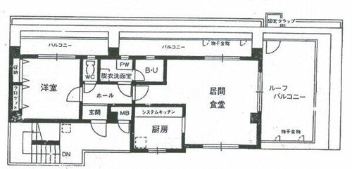 藤の棚ハイツの間取り