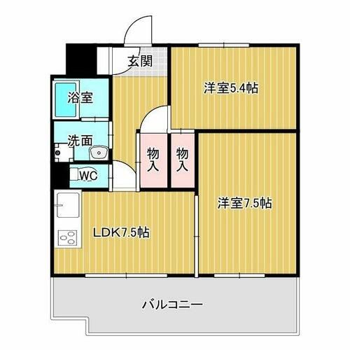サンエクセルⅡ105の間取り