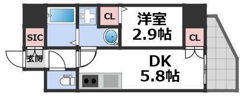セレニテ日本橋エクラの間取り