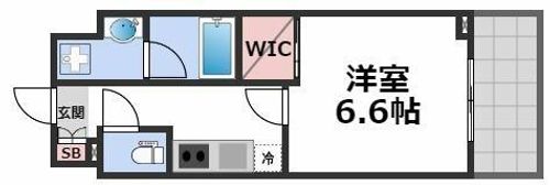 ルフォンプログレ堺筋本町タワーレジデンスの間取り