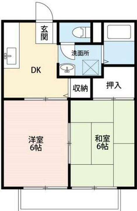 メゾン宝佳B203の間取り