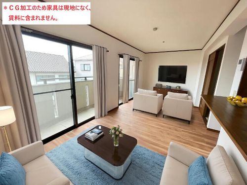ドリームハイツルナの居間
