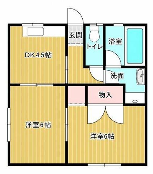 シャトー有馬102の間取り
