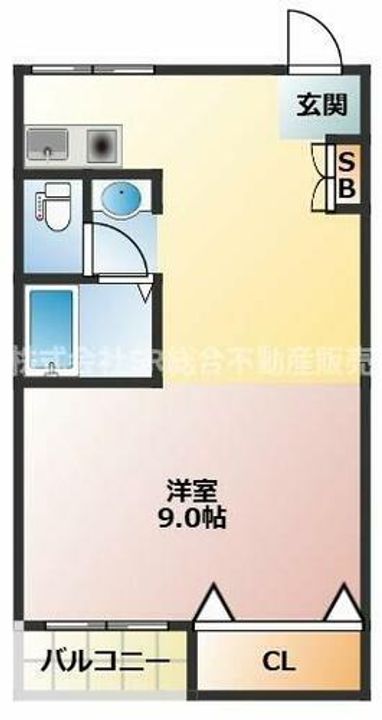 朋成マンションの間取り