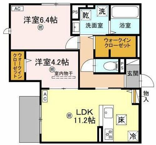 La Maison 林崎の間取り