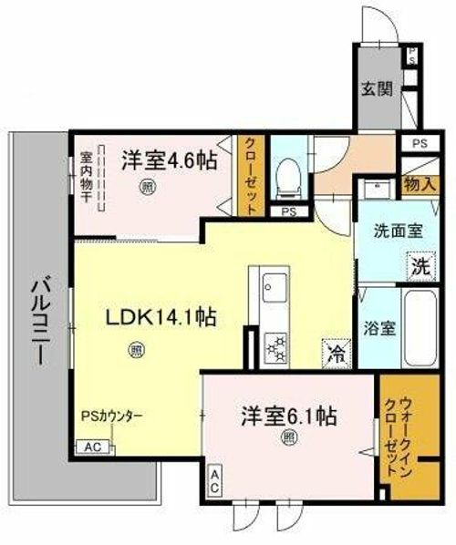 La Maison 林崎の間取り