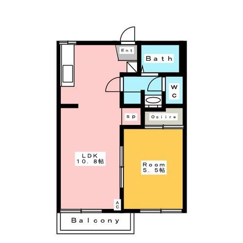 プレメゾーンいとう Bの間取り