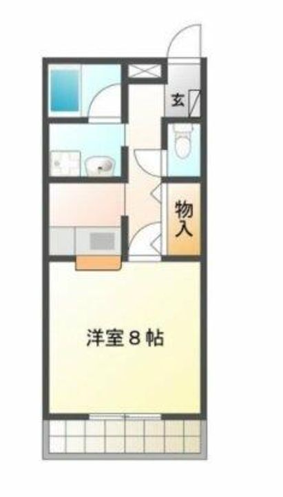 ハイツKandKの間取り