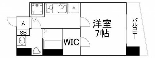 ティーズスクエア大阪城の間取り