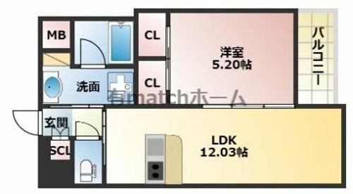 プレジオ長田の間取り
