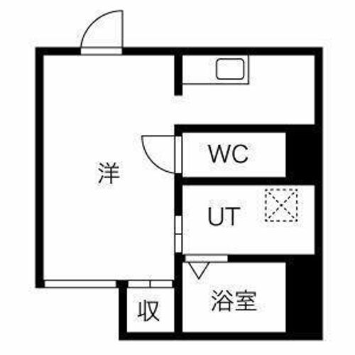 愛知県名古屋市中村区稲葉地本通3丁目(マンション)の賃貸物件の間取り