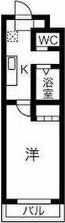 A・City八帖202の間取り