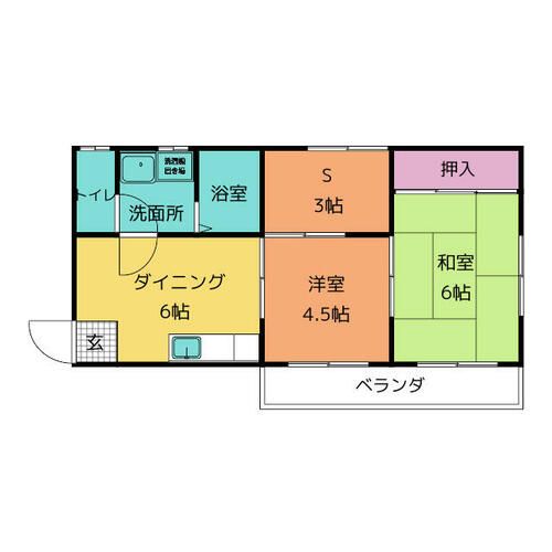 メゾンシエテ202の間取り