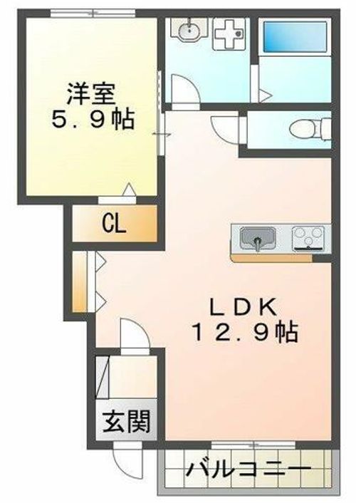 Costa Blu Yagiの間取り