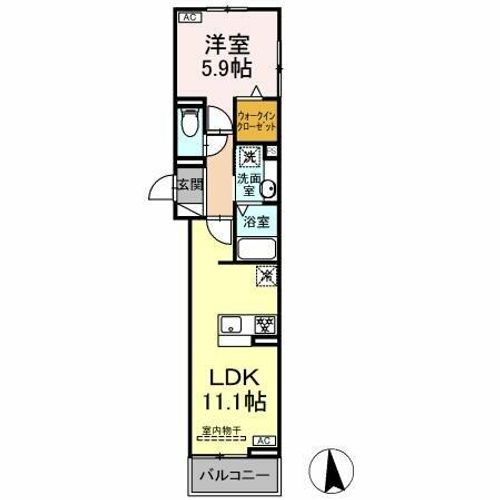 プラムⅥの間取り