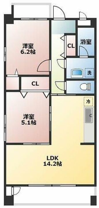 セレスティンの間取り