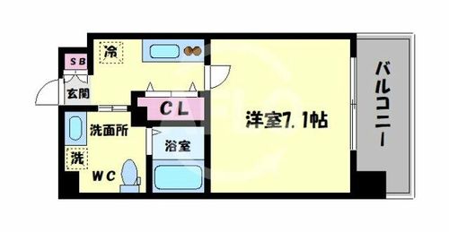 JPレジデンス大阪城東Ⅱの間取り