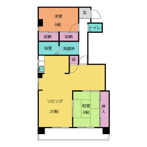 メゾンTアサイの間取り
