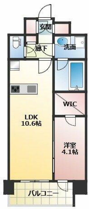 LA GRACE SENBAYASHIの間取り
