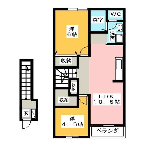 スプリング・フィールドの間取り