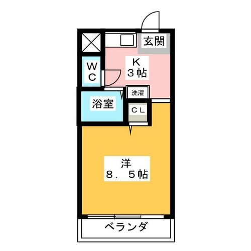 第3野田ハイツの間取り