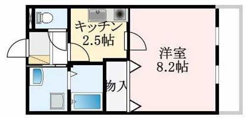 大阪府堺市中区東八田(マンション)の賃貸物件の間取り