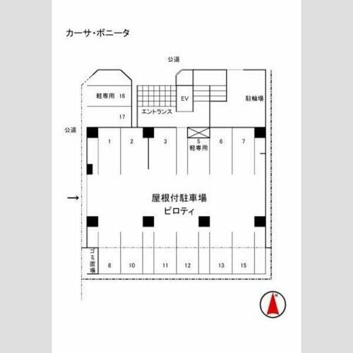カーサ・ボニータの地図