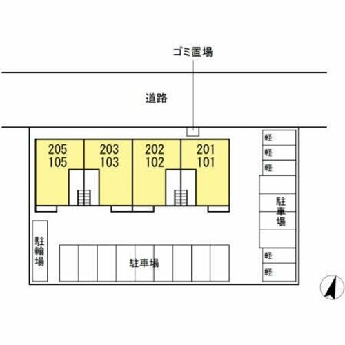 ルミナーレ205の地図
