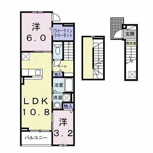 ヒカルサ岡崎蓑川町の間取り