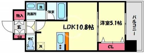 La Douceur九条の間取り