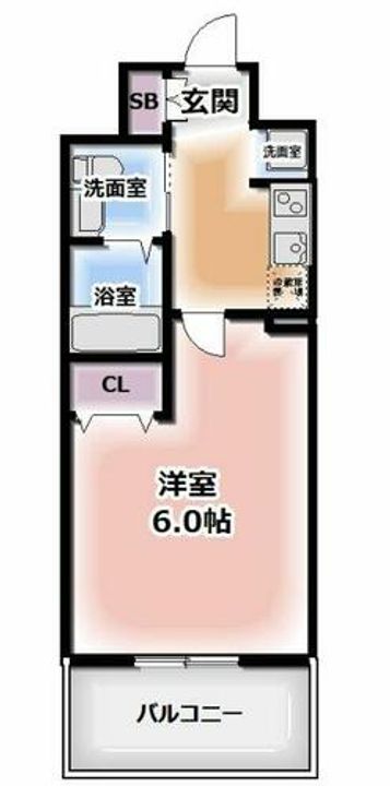 エステムプラザ梅田・中崎町IIIツインマークス サウスレジデンスの間取り