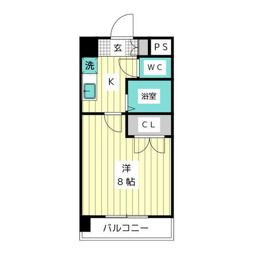クルーセ広路203の間取り