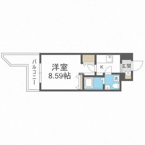 セレニテ新大阪弐番館の間取り