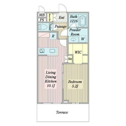 セレナコート303の間取り