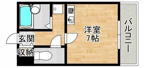大阪府箕面市稲5丁目(マンション)の賃貸物件の間取り