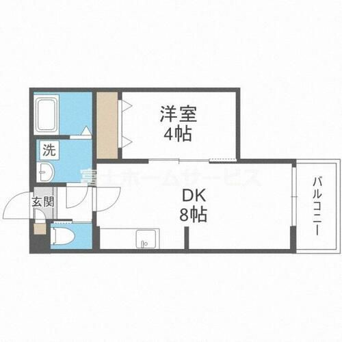 ALEGRIA鶴見区今津の間取り