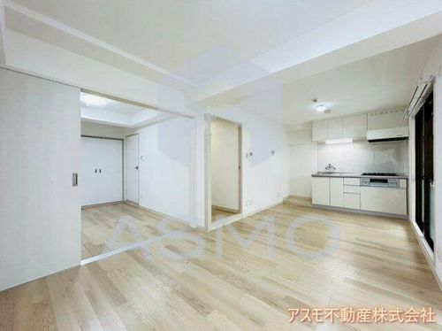 大阪府大阪市中央区船越町2丁目(マンション)の賃貸物件の居間