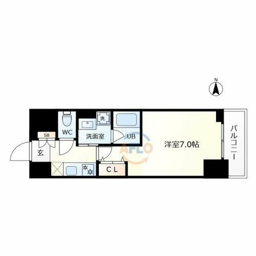 フォーチュン松屋町の間取り