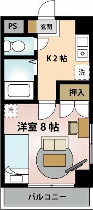 サンアヴェイル国府宮303の間取り