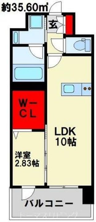 プレジデンス ざ・さくら通りの間取り