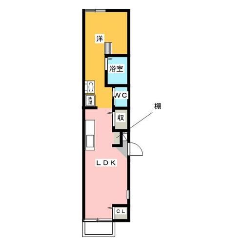 モジュールHの間取り