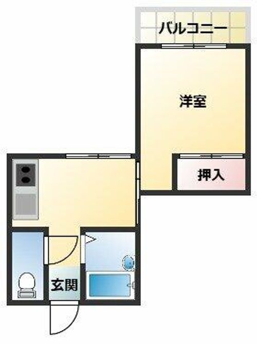 アイキューブ流町の間取り